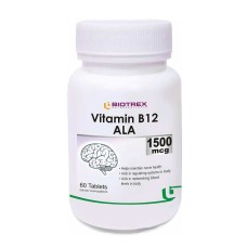 Vitamin B12 ALA 1500 мкг Витамин Б12 + Альфа липоевая кислота 60 табл.